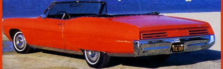 1967 GP convertible, left rear view