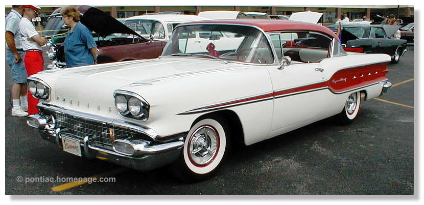 It's a Pontiac Super Chief from 1958 This is the 2door version